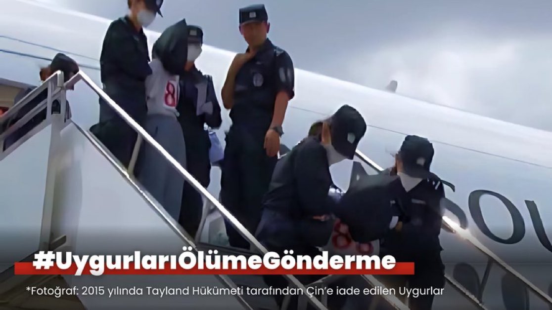 ACİL ÇAĞRI! 🚨

Yarın sabah çok geç olabilir ❗️

Tayland’daki 48 Uygur Türkü kardeşimizin Çin’e iadesi, onları işkenceye ve ölüme terk etmek demektir!

Sessiz kalmayın, paylaşarak sesimiz olun!

#UygurlarıÖlümeGönderme

<a href="/TC_Disisleri/">T.C. Dışişleri Bakanlığı</a> <a href="/TC_BangkokBE/">Türkiye in Thailand</a>