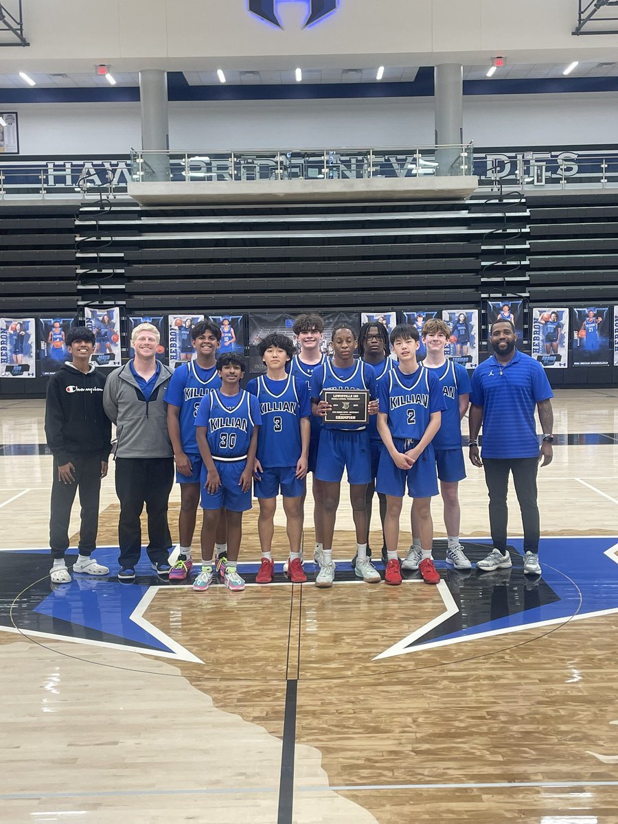 Hebron High School Boys Basketball (@hebronhawksbb) on Twitter photo Congratulations to the <a href="/Killian_MS/">Killian MS</a> boys 🏀 team for taking home the Mid-Season Tournament Championship 🏆
#ItsJustWork Congratulations to the <a href="/Killian_MS/">Killian MS</a> boys 🏀 team for taking home the Mid-Season Tournament Championship 🏆
#ItsJustWork