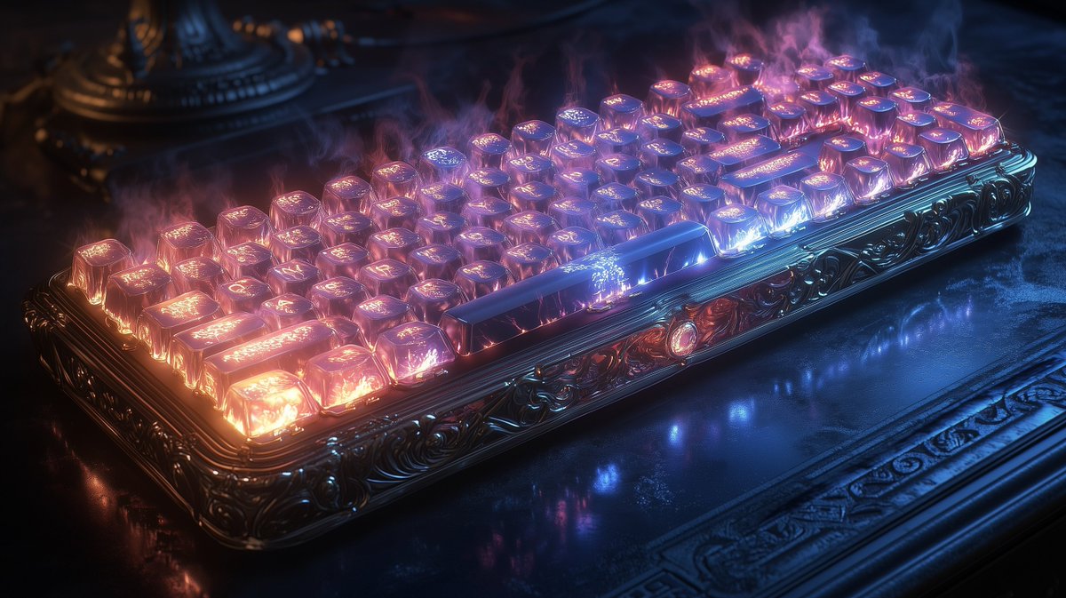 garambaramm's tweet image. intricately designed fantasy keyboard

 #AI #FantasyDesign #Technology #AIArt