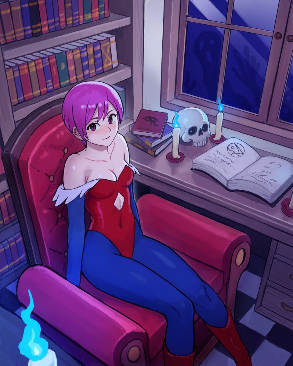 Lilith. Yet another background drawing pratice xp