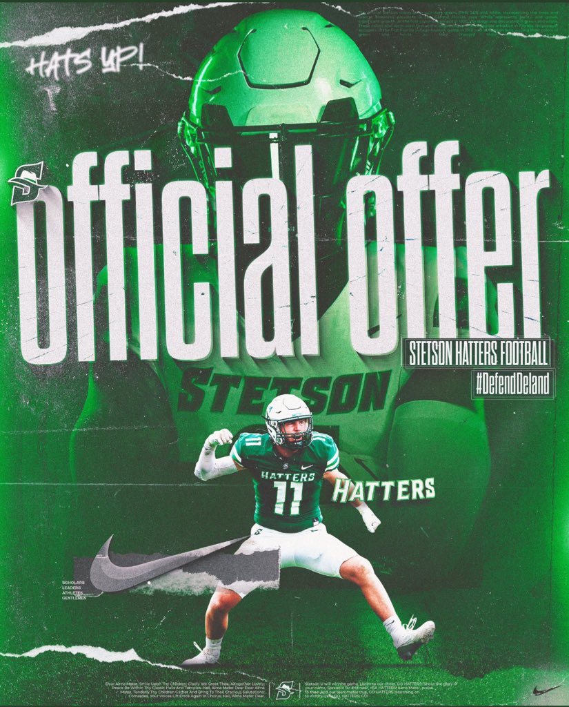 Caden Absher (@caden_absher) on Twitter photo After a great conversation with <a href="/CoachKLBs/">Dustin Kincaid</a> I’m excited to receive another Division 1 offer to play football at Stetson University!! <a href="/StetsonFootball/">Stetson Football</a> <a href="/SixZeroAcademy/">Coach Matt McChesney</a> <a href="/DouglasCountyFB/">Douglas County Football</a> After a great conversation with <a href="/CoachKLBs/">Dustin Kincaid</a> I’m excited to receive another Division 1 offer to play football at Stetson University!! <a href="/StetsonFootball/">Stetson Football</a> <a href="/SixZeroAcademy/">Coach Matt McChesney</a> <a href="/DouglasCountyFB/">Douglas County Football</a>