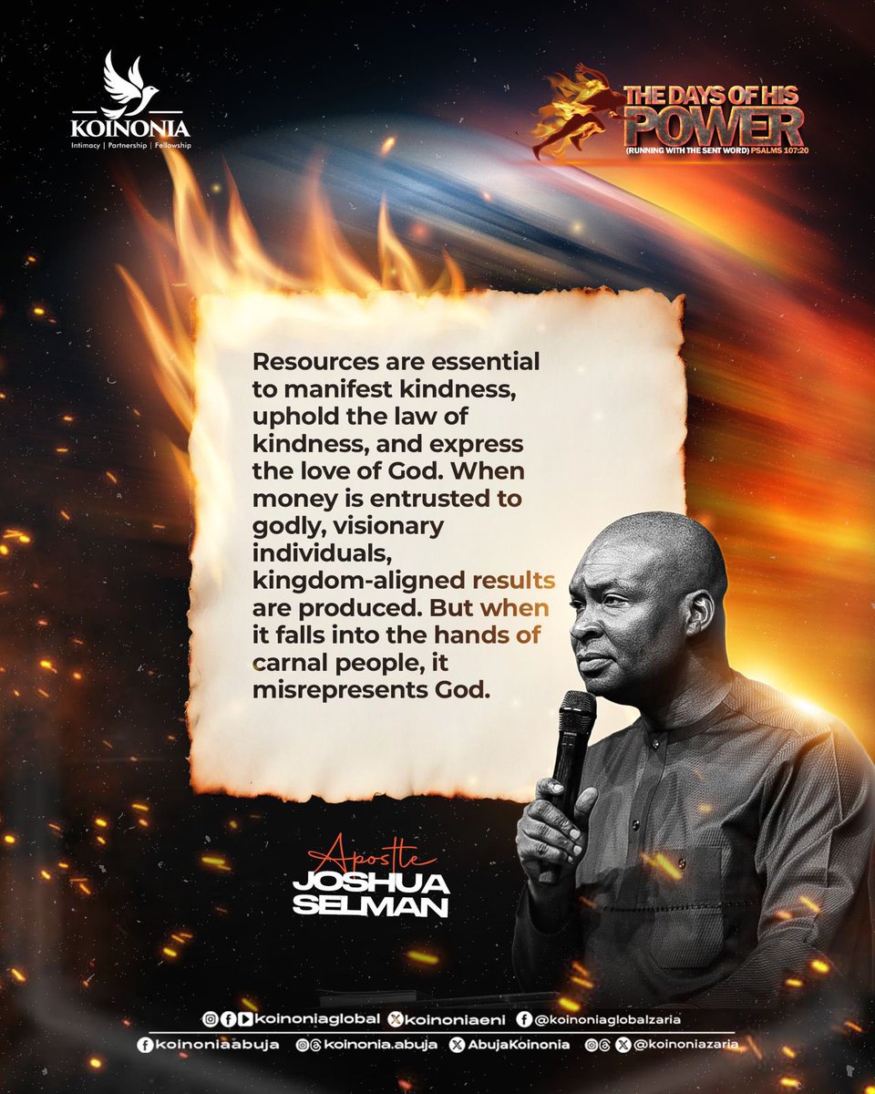 koinoniaeni's tweet photo. #ApostleJoshuaSelman
#TheDaysOfHisPower
#RunningWithTheSentWord
#KoinoniaAbuja
#KoinoniaZaria
#KoinoniaGlobal https://t.co/moCU01btuw
