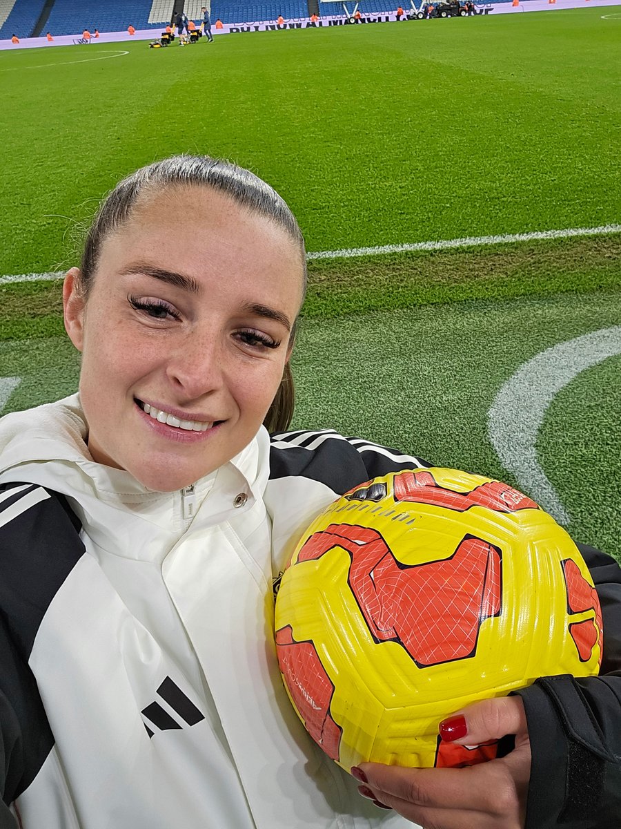 Ella Ann Toone with her hat-trick ball 😍