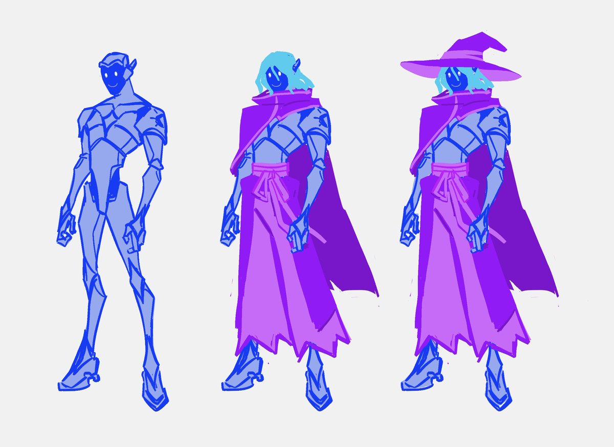 Finally actually happy with this concept for Shade (my Warforged Cleric)