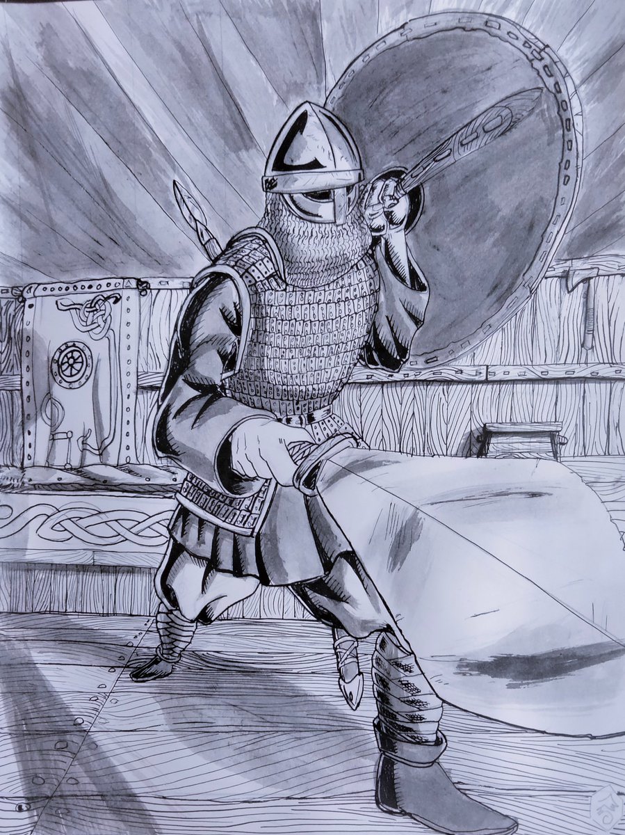dagomarosart's tweet photo. Norse Housecarl, with a Varangian background. Inks
This was a commission I got through my Patreon
#dagomarosart #norsewarrior #housecarl #varangian #ink #commissions #comicinking https://t.co/58LXG2RrrX
