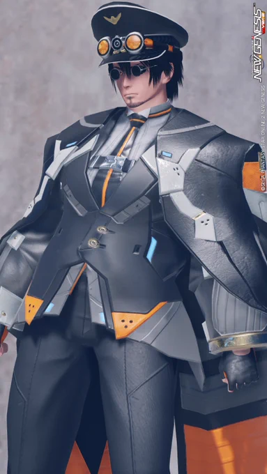 リスペクトなコスチューム思えばこの服中々来たことなかったなぁ#PSO2NGS_SS 