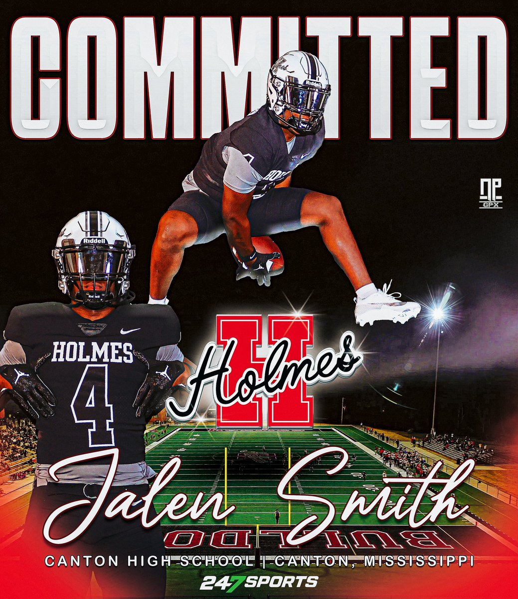 NPGPX Design (@nathanpurvis) on Twitter photo | COMMITTED |
Jalen Smith (<a href="/j4lennnn/">Jalen Smith</a>), the class of 2025 linebacker from Canton High School (Canton, MS), commits to Holmes Community College! 🐶 | COMMITTED |
Jalen Smith (<a href="/j4lennnn/">Jalen Smith</a>), the class of 2025 linebacker from Canton High School (Canton, MS), commits to Holmes Community College! 🐶