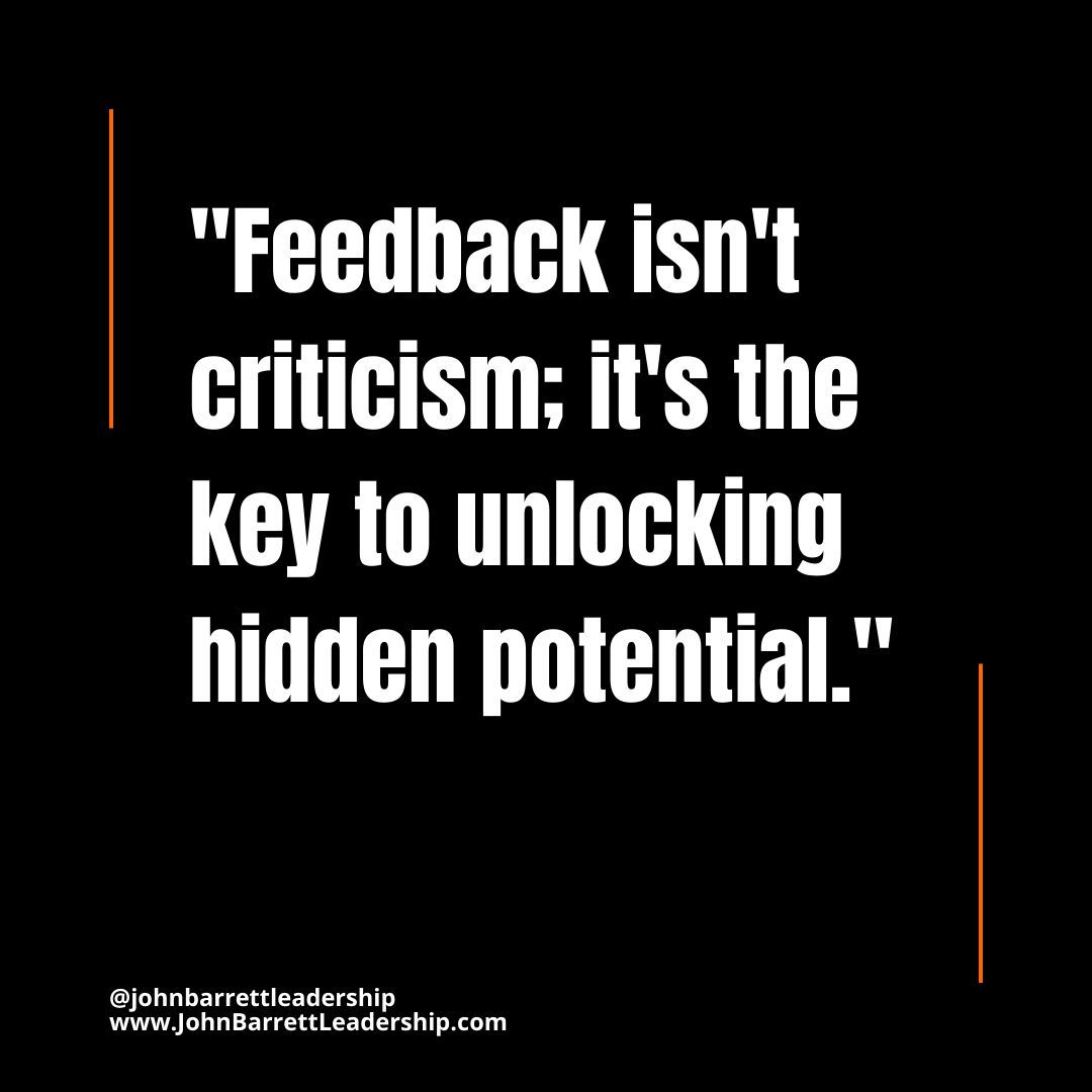 johnbarrettlead's tweet image. Feedback is not criticism...#FeedbackMatters #ConstructiveFeedback #GrowWithFeedback #FeedbackNotCriticism #LeadershipWisdom #ContinuousImprovement #ListenAndLearn #FeedbackForGrowth #EmpowerThroughFeedback #PositiveFeedback