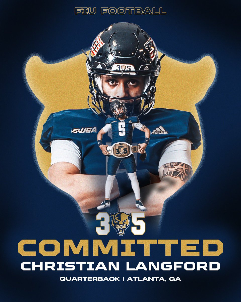 Christian “C5” LANGFORD (@c5dag) on Twitter photo Thank you so much <a href="/HCWillieSimmons/">Coach Willie Simmons</a> <a href="/QB_CoachColeman/">Nick Coleman</a> for a Great Weekend <a href="/FIUFootball/">FIU Football</a>!! Ya boy is HOME!! #PawsUp🐾 #WeAre305 #FIU🏈 Thank you so much <a href="/HCWillieSimmons/">Coach Willie Simmons</a> <a href="/QB_CoachColeman/">Nick Coleman</a> for a Great Weekend <a href="/FIUFootball/">FIU Football</a>!! Ya boy is HOME!! #PawsUp🐾 #WeAre305 #FIU🏈