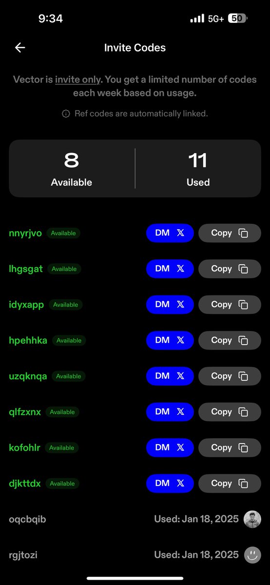 Have you got on <a href="/VECTORDOTFUN/">VECTOR</a>? Here’s some codes