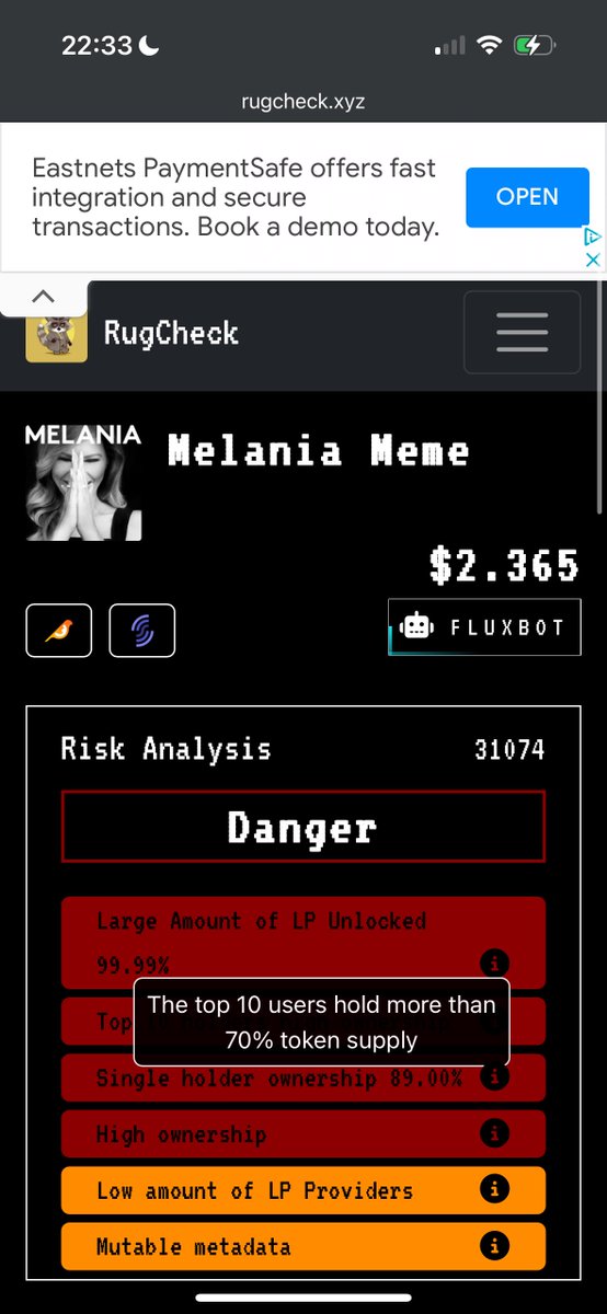 SchoorDevin's tweet photo. @MELANIATRUMP Watch out! https://t.co/EjhjjxvdyY
