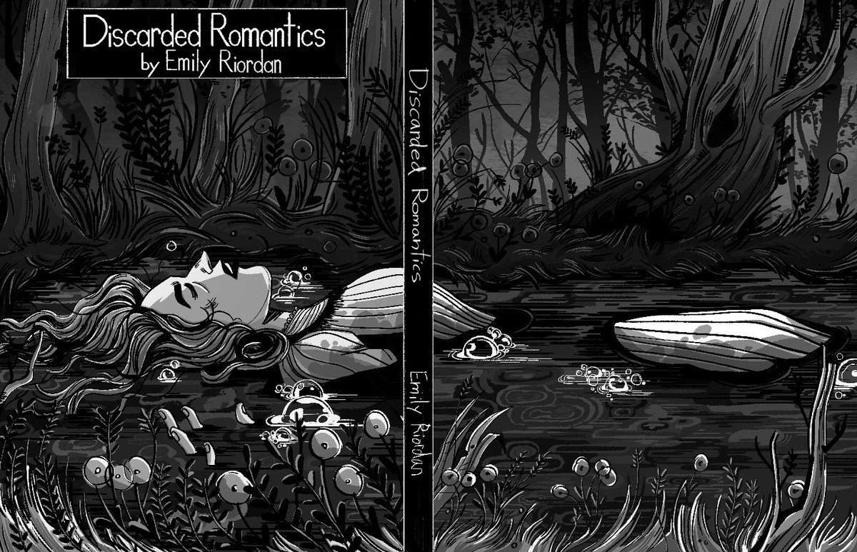 Harriet Westbrook drowned herself in the Serpentine when Percy Shelley eloped w/ Mary Shelley. Cover layout mockup for an application.