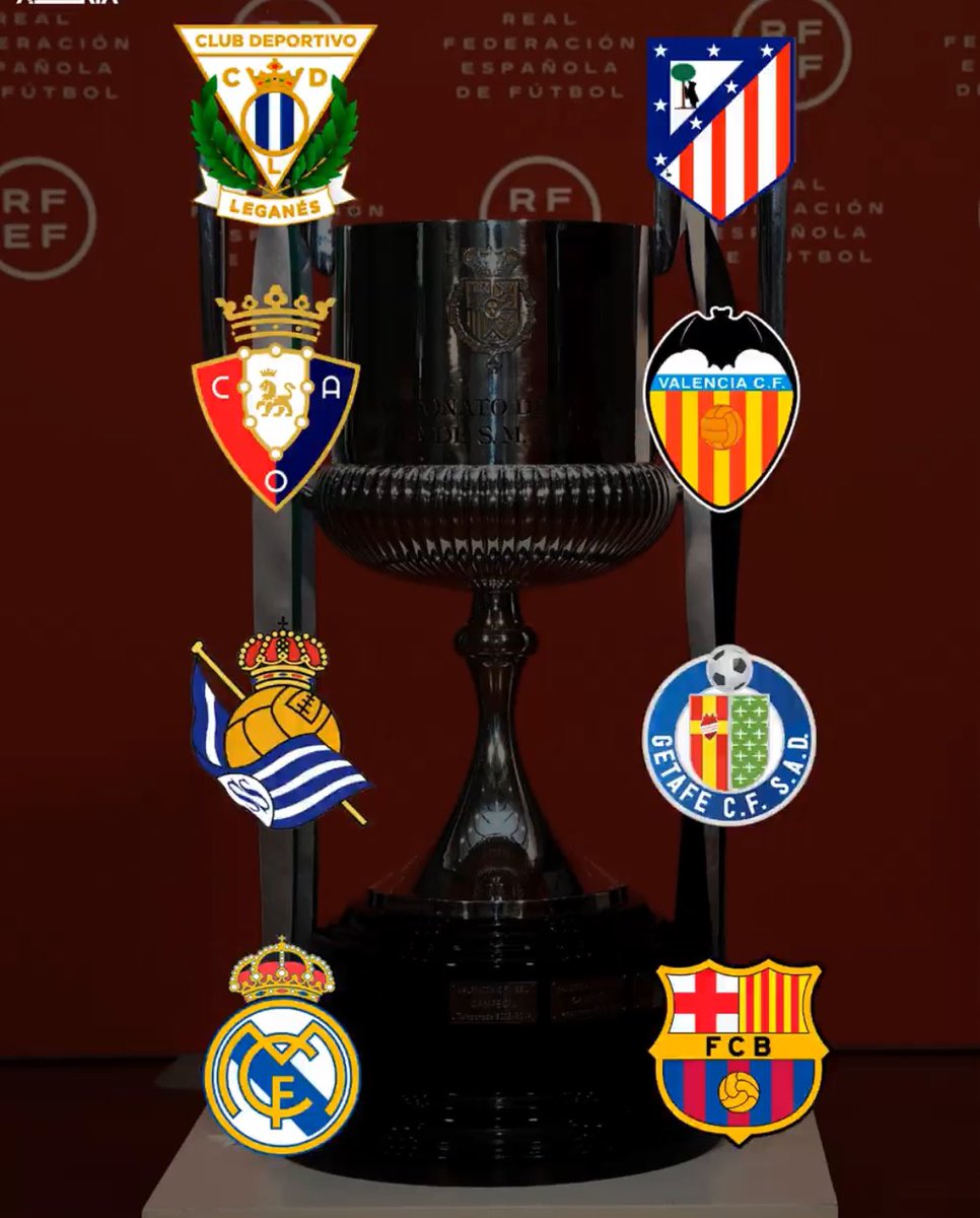 Así va a quedar el sorteo de copa del rey