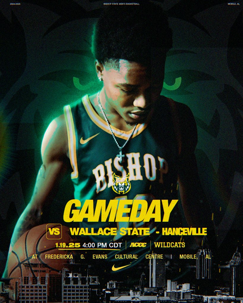 Game Day‼️ 😼

🆚 Wallace-Hanceville
📍 Mobile, AL (Home)
⌚️ Women (2:00 PM) Men (4:00 PM)
🖥 Watch Live: shorturl.at/movLW

#CampgroundCats😼🟢🟡🏀