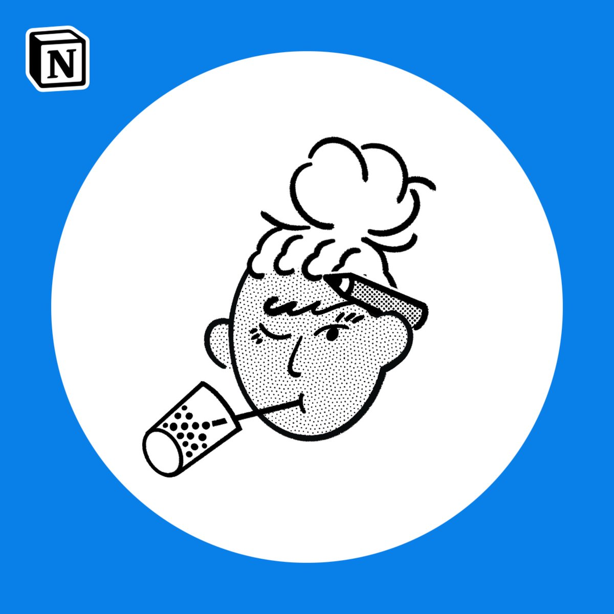 I really like how <a href="/NotionHQ/">Notion</a> runs their Instagram and X. You can feel the love Notion team puts into it - it’s stylish, thoughtful, and just... chic. Thanks, <a href="/NoPeople404/">Moran🫆</a> , for showing me their portrait generator faces.notion.com Here’s me enjoying boba tea while hustling.
