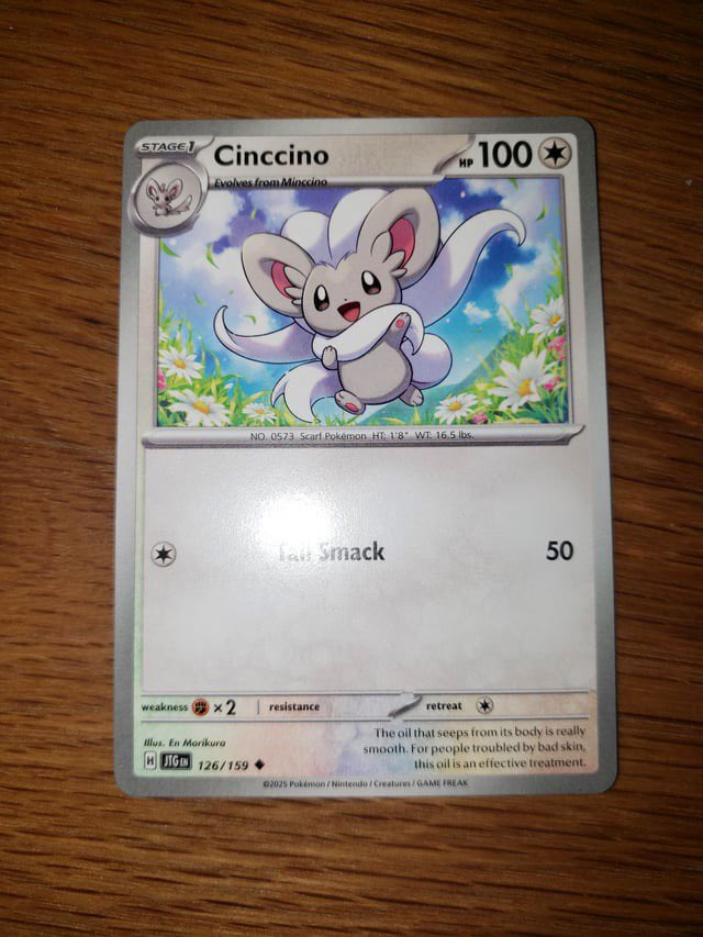 switchstock's tweet photo. Someone found Journey Together cards in a 151 pack

Hop’s Cramorant, Lillie’s Pearl, and Cinccino all previously unrevealed in English

The printing presses were obviously ramped for Prismatic Evolutions, but this is wild https://t.co/ci6CThFf09
