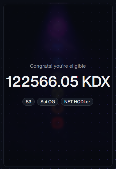 MrBreadSmith's tweet photo. Thank you @KriyaDEX for biggest airdrop of my life. 🤩

For over 300k $KDX allocation, worth around 230k$ right now. 

Max locking these $KDX for 90 days to support the team, who has been working 24/7 in past day for smooth launch. 🍞

#Sui DeFi is happening, #Kriya is happening https://t.co/H26fOU1Q2u