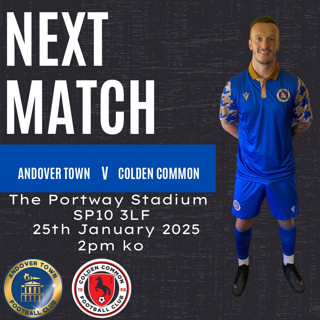 Next up is <a href="/ColdenCommonFC/">Colden Common FC</a> 

Who are in fine form themselves.

Let’s pack The Portway for this one the lads need your support! 💙💙