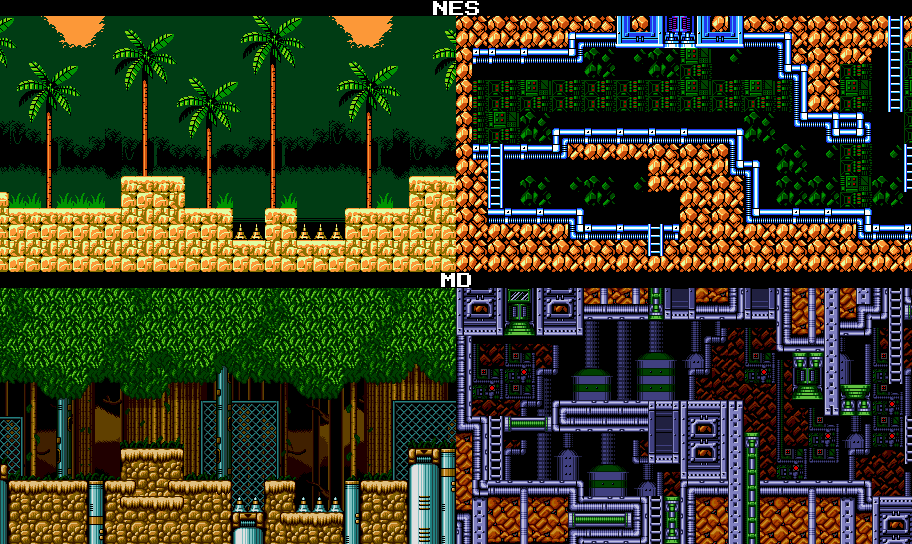 MMSequelWars's tweet image. Napalm Man Stage and Stone Man Stage.
#MegaMan #SEGA #ロックマン #fangame #homebrew #SegaGenesis