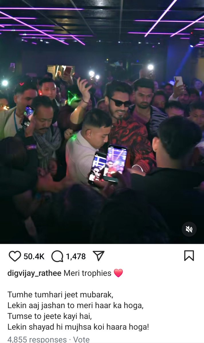 BiggBoss_Tak's tweet photo. Digvijay Rathee shared a post mocking the Bigg Boss 18 and winner of the show. https://t.co/OZgdQyNPOv