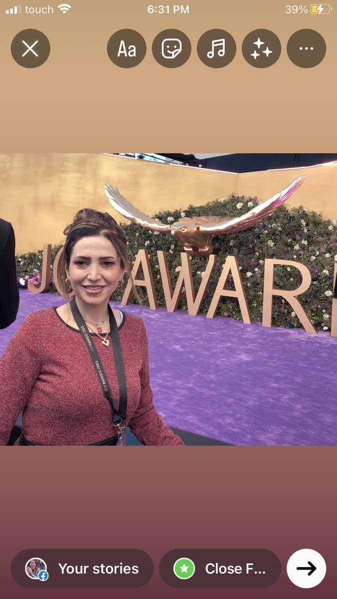 من حفل مهرجان "Joy Awards” في الرياض ، حيث تألق نجوم من هوليوود واوروبا والعالم العربي على السجادة الحمراء..مهرجان في قمة الاحترافية، وعلى مستوى المنافسة العالمية 😍
كل التقدير للجهة المنظمة ..🙏🏼

#جو_اووردز   #الرياض #الهيئة_العامة_للترفيه  <a href="/JoyAwards/">Joy Awards</a>  <a href="/Turki_alalshikh/">TURKI ALALSHIKH</a> <a href="/GEA_SA/">الهيئة العامة للترفيه</a>