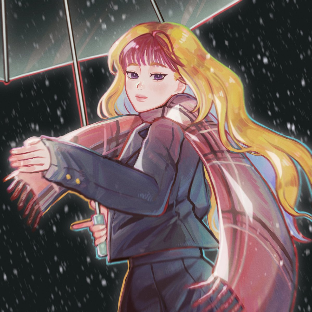 My pretty girl El ❄️
This is a slightly different version from what I posted on IG, I just couldn’t get her face right here! 🥲 

#artmoots #ArtistOnTwitter #illustration