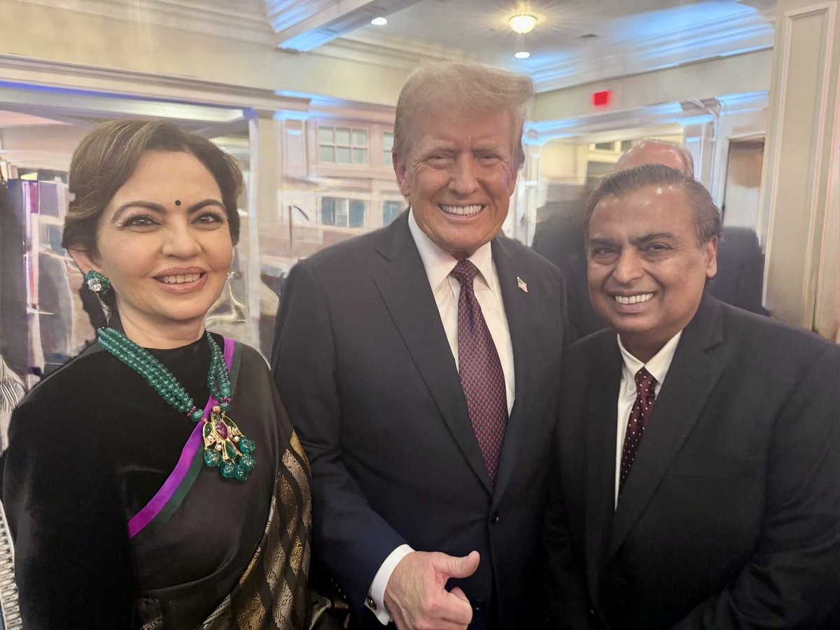 🚨BREAKING : Donald Trump is going to meet Indian billionaire Mukesh Ambani in Washington, DC. 🇺🇲🇮🇳