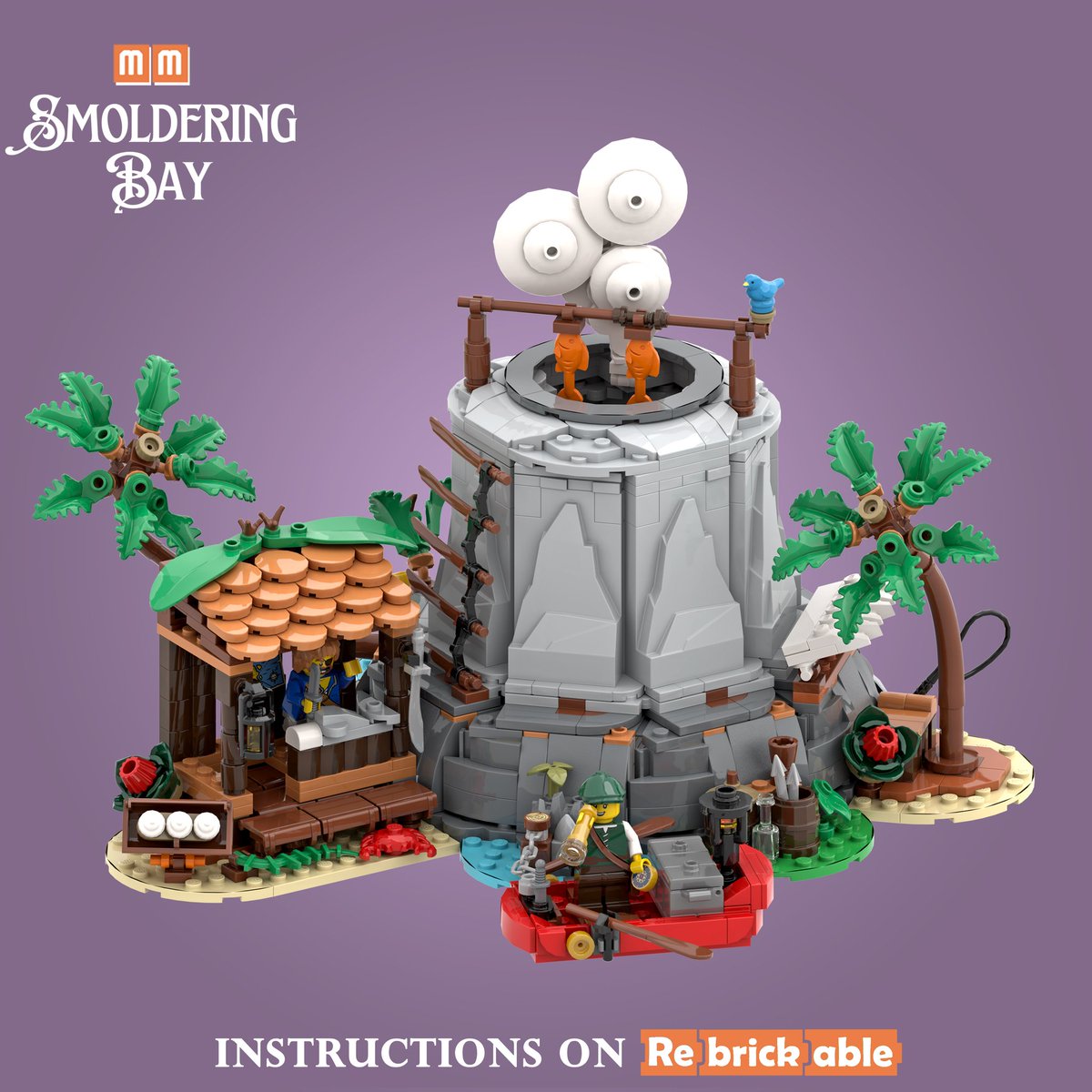 monty_matte's tweet photo. This MOC was one of my submissions to the Bricklink Designer Program (BDP) Series 5.
Once again, thank you very much for your support :) Have fun with it!
Link to full instructions on Rebrickable: https://t.co/liBS1JKLpQ
#lego #afol #moc #legomoc #legoinstructions #legopirates https://t.co/tZjT1fo6dc