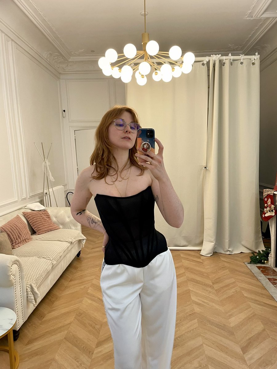 received new outfits for a photoshoot at work so obviously i had to try them on 🖤 #LGBTQIAFeelGood