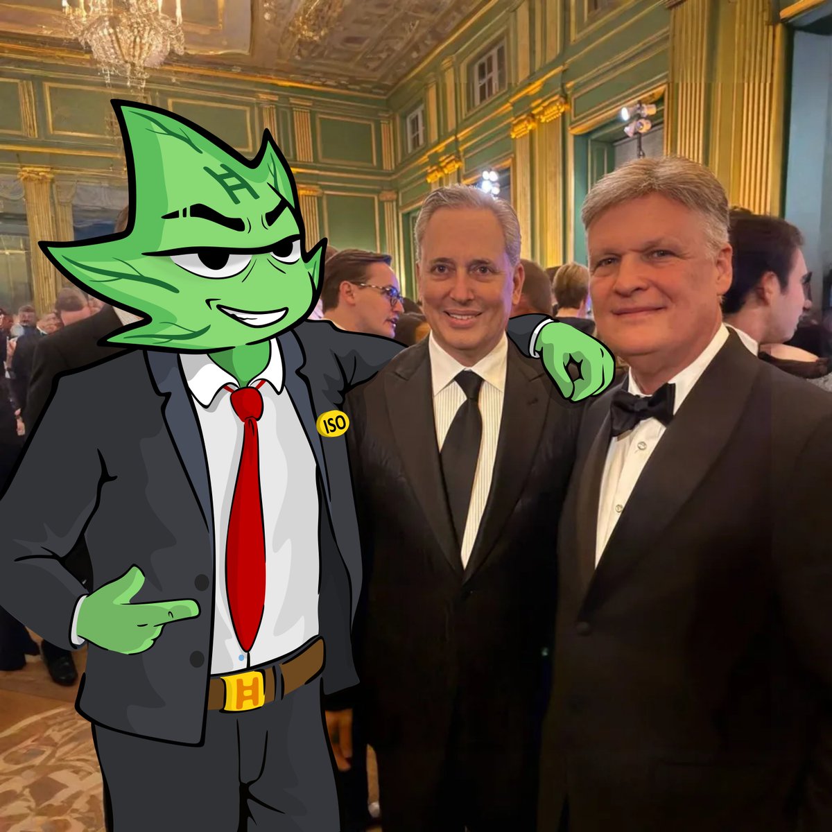 Check out the photo!!📸📸

We've got:

➡️On the right, Mance Harmon, Co-Founder of Hedera
⬆️In the middle, David Sacks, the new crypto and AI advisor in this new Trump era
⬅️On the left, the guardian of the ℏashgraph, $IVY

What do you think they've been talking about?🔥👀🌱