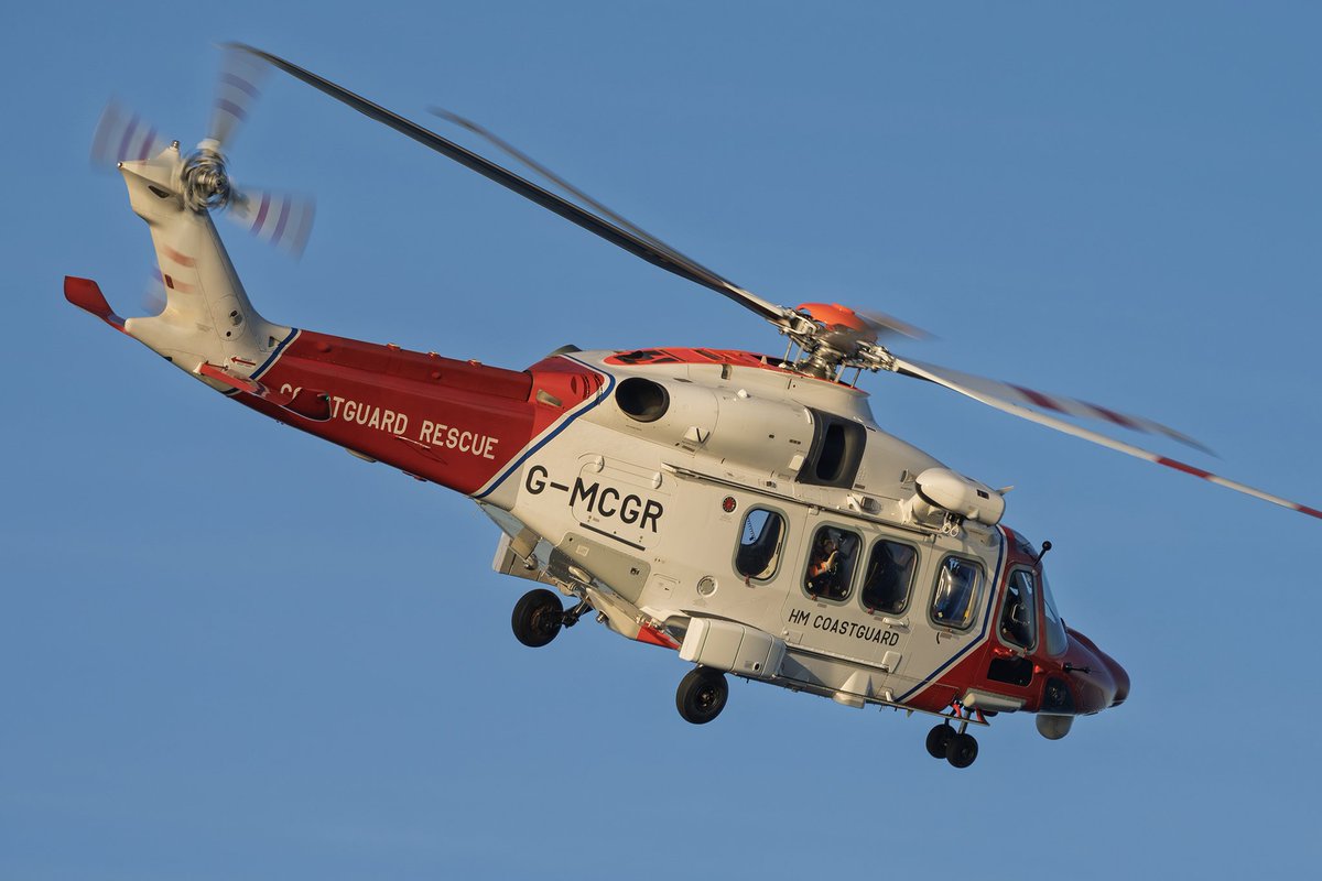 Inverness based AW189 circling Burghead harbour this afternoon on a training sortie. 
<a href="/MCA_media/">Maritime and Coastguard Agency</a> <a href="/sharmanator951/">Scotty Sharman</a> <a href="/bristowgroup/">Bristow Group Inc</a>
