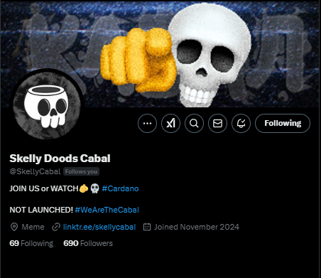 GM, MFERS.🫵💀

Discord Soon - Notis 𝙊𝙉🔔

𝟔𝟗𝟔𝟗𝟎

#WeAreTheCabal