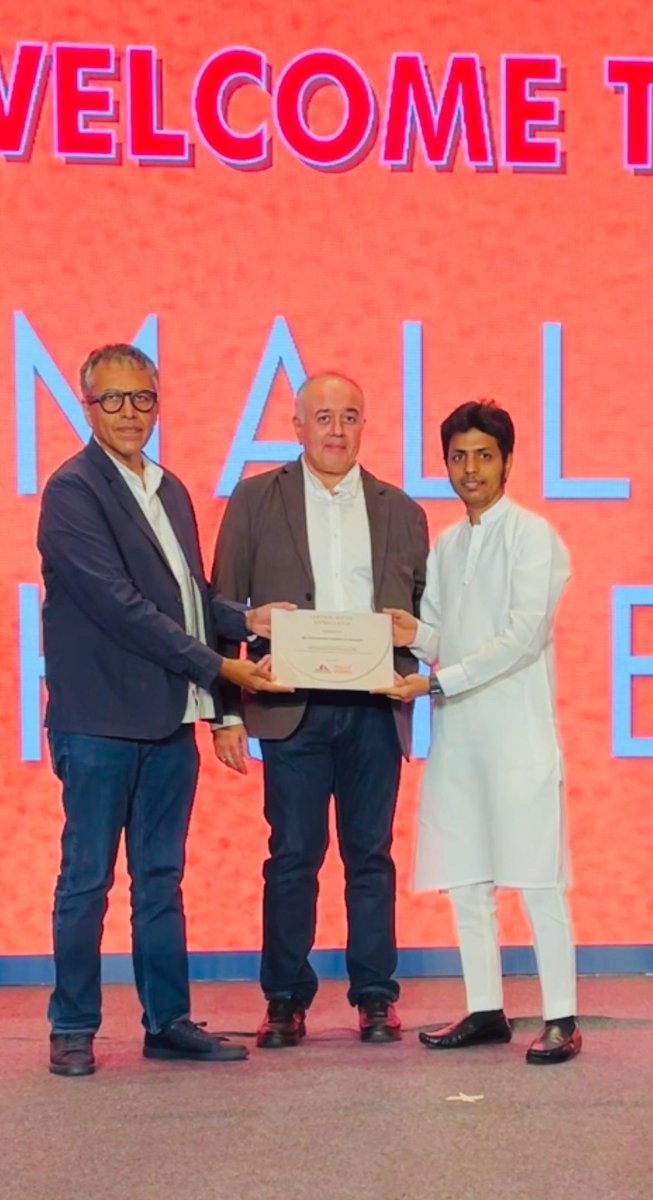 Congratulations and best wishes to my dear friend, the young intellect, community voice, and human rights activist Habib Inamdar on being honored by CREDAI MCHI in appreciation of his wisdom and brilliance in the field of Civil Engineering\ Real Estate! I'm so happy for him. May