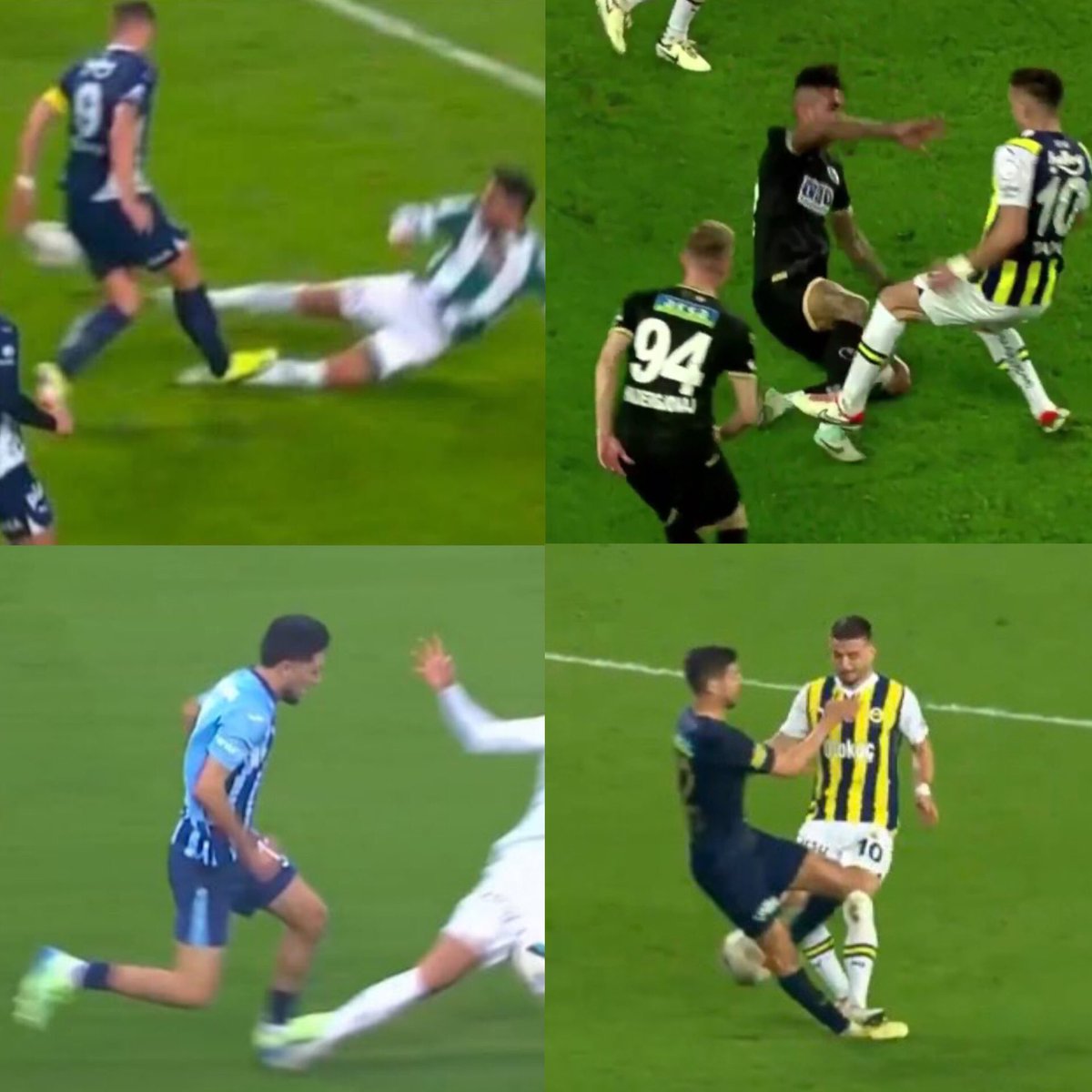 Bu pozisyonlar içinde sadece birine kırmızı kart çıktı!