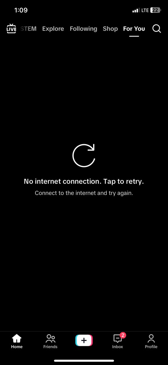 bdwaybrooke's tweet photo. anyone else’s tiktok just doing this when opening it?? https://t.co/HWvNrKuJFz