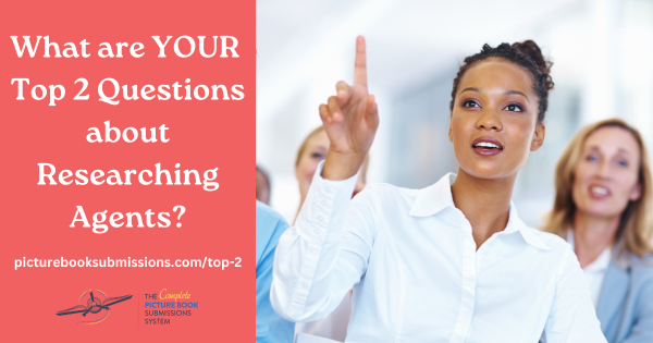 We know you have them! So, what are your top 2 burning questions about researching agents? 

Add them here: picturebooksubmissions.com/top-2

#amwriting #querytip #amquerying #pbpitch
