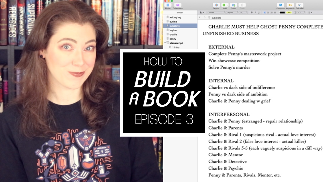 anyway! new video just went up! join me as i talk about the THREE PLOTS EVERY BOOK NEEDS (and ramble through a first attempt at crafting a one sentence pitch!) youtube.com/watch?v=f0fViQ…