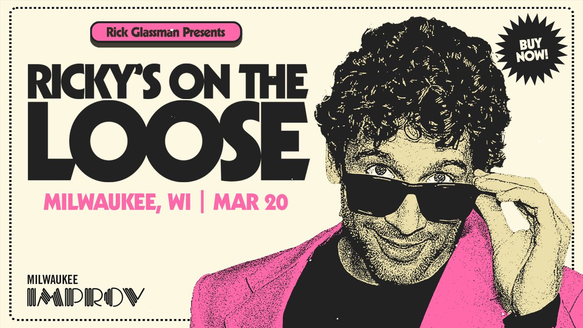 Milwaukee Improv (@improvmilwaukee) on Twitter photo Did you hear?? Actor, comedian and podcaster <a href="/RickGlassman/">Rick Glassman</a> is bringing his live show to Milwaukee!!
Catch him at the #IMPROV on March 20 - tickets on sale now at pulse.ly/aqaluhvjv3 Did you hear?? Actor, comedian and podcaster <a href="/RickGlassman/">Rick Glassman</a> is bringing his live show to Milwaukee!!
Catch him at the #IMPROV on March 20 - tickets on sale now at pulse.ly/aqaluhvjv3
