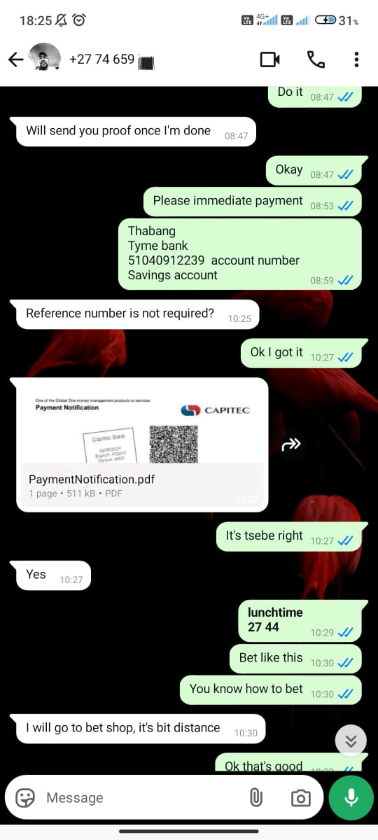 Tshirelets84152's tweet image. Your attitude determines how well you do it

0711769583

#MaxNote tiktokban #Uyajola99 RIP TikTok mmodi Sundowns BBMzansi Chillers Punch #YouPromisedToMarryMe UthuyiKleva