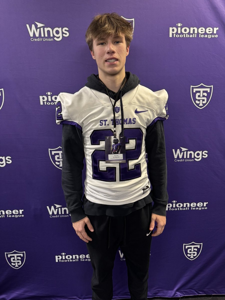 Gavin_Elmquist7's tweet image. Thank you @UST_Football and @kuchinski8 for having me and my teammates for a junior day! Hope to be back in the spring
@Crimsonfootball @Coach_Caruso @CoachTrot @_CoachWarner