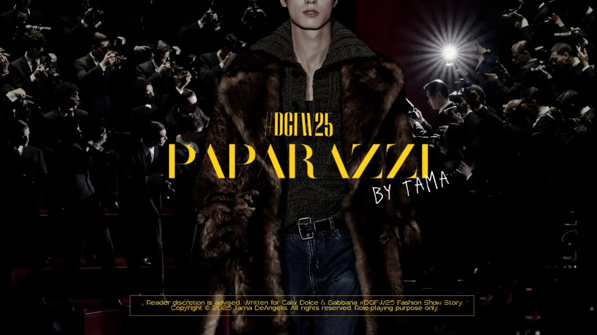 ⠀
⠀ ⠀ ⠀ ⠀ ⠀PAPARAZZI 
⠀ ⠀ ⠀ ⠀ ⠀𝐃&amp;𝐆 𝐅/𝐖 𝟐𝟓
⠀ ⠀ ⠀ ⠀ ⠀𝐌𝐞𝐧’𝐬 𝐂𝐨𝐥𝐥𝐞𝐜𝐭𝐢𝐨𝐧
⠀