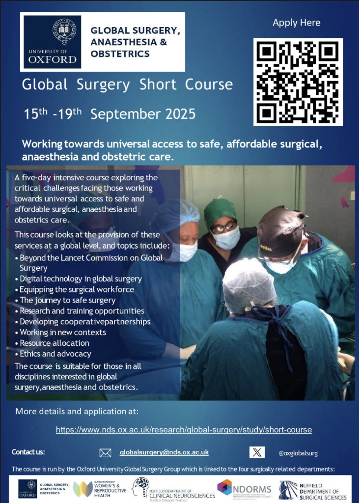 Naomi Wright (@paedssurgeon) on Twitter photo ā¦<a href="/oxglobalsurg/">Oxford University Global Surgery Group</a>ā© ā¦<a href="/UniofOxford/">University of Oxford</a>ā© Global Surgery Course 2025 - Applications now open #GlobalSurgery ā¦<a href="/KingsGHI/">King's Global Health Institute</a>ā© ā¦<a href="/KingsGHP/">King's Global Health Partnerships</a>ā© nds.ox.ac.uk/research/globa⦠ā¦<a href="/oxglobalsurg/">Oxford University Global Surgery Group</a>ā© ā¦<a href="/UniofOxford/">University of Oxford</a>ā© Global Surgery Course 2025 - Applications now open #GlobalSurgery ā¦<a href="/KingsGHI/">King's Global Health Institute</a>ā© ā¦<a href="/KingsGHP/">King's Global Health Partnerships</a>ā© nds.ox.ac.uk/research/globaā¦