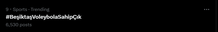 Beşiktaş genel algının aksine futbol kulübü değil,spor kulübüdür. As Kadromuz her zaman kuvvetliydi,gözardı edilmesini kabul etmiyor ve susmuyoruz.Sponsor istiyoruz.Takımdaki eksik ve güçsüz yerlere transfer istiyoruz.Armanın olduğu her yer Beşiktaştır
#BesiktasVoleybolaSahipÇık