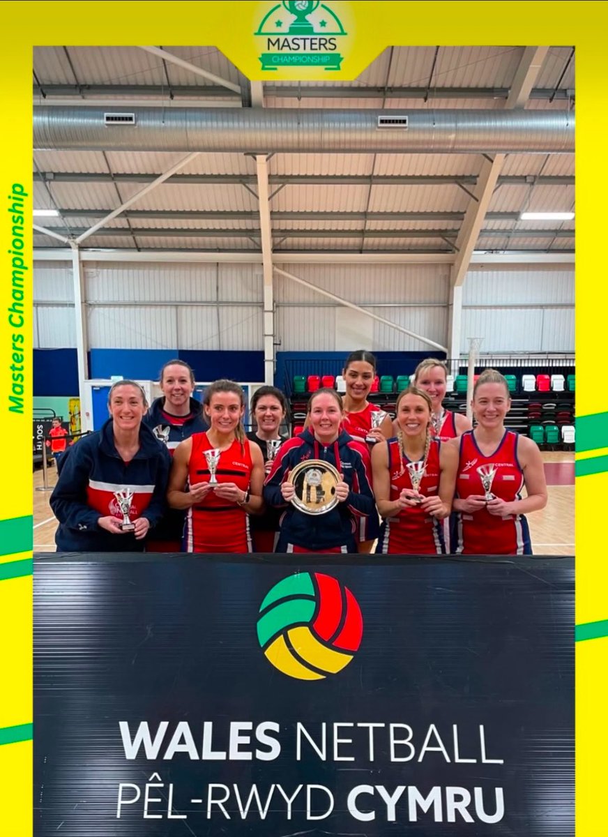 Wales Netball Masters Champions 2025. #centralfamily #winnersaregrinners #aching