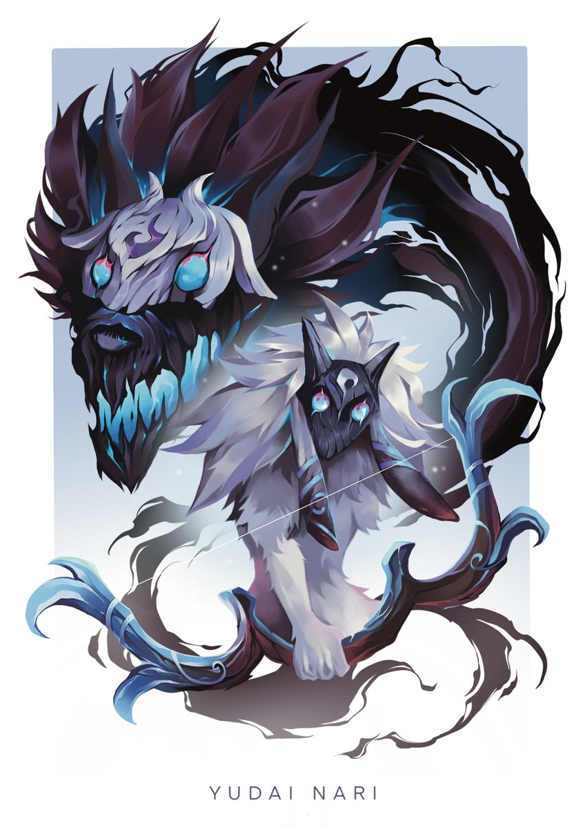 I drew my first print 🥲
#kindred #LeagueOfLegends #fanart #print #drawing