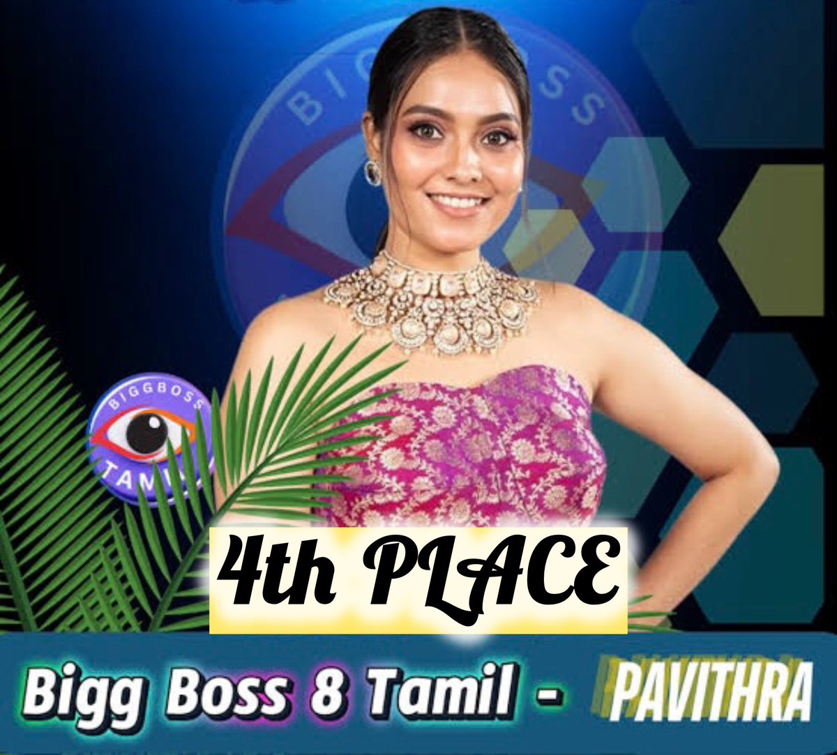 #PavithraJanani - Its was a good efforts &amp; character shown by U in this season

1. Calm &amp; Composed 
2. Tolerance Level 
3. Tireless Working 
4. Fullest Efforts in Task
5. Non-Hurting Mentality 
6. Underrated Player 
7. Cute in ur own style 

👆🏼Defines U in this #BiggBossTamil8