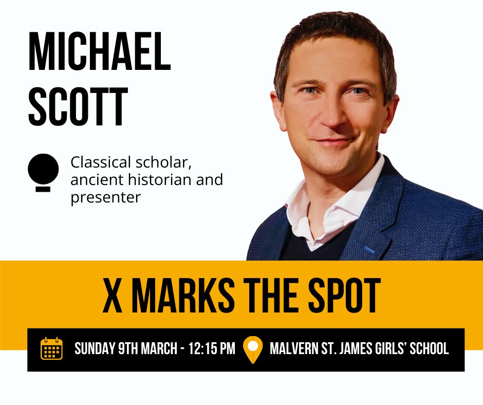 Trace the evolution of modern archaeology from colonial expeditions to today’s cutting-edge digs; and unearth traps, curses and buried treasure along the way!

Join <a href="/profmcscott/">Prof. Michael Scott</a>  for X marks the spot!

Find out more: malvernfestivalofideas.org.uk/session/x-mark…
