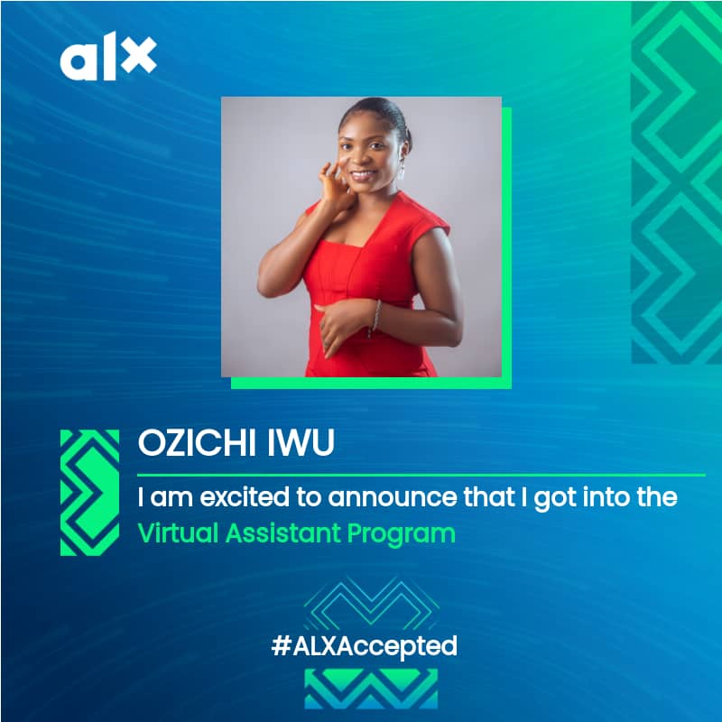 OzichiC's tweet image. I&apos;m thrilled that I&apos;ve joined the ALX Virtual Assistant Program!
As an aspiring Virtual Assistant, I&apos;m eager to bring my skills and expertise to support busy entrepreneurs, businesses, and teams.

#VirtualAssistant #ALXProgram #BusinessSupport #ProductivityPartner #NewBeginnings
