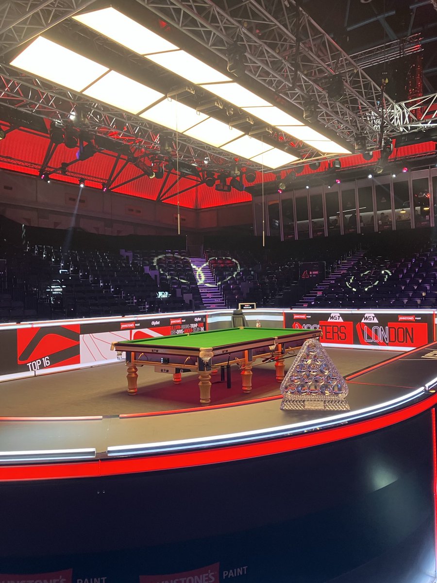 neil squires (@squiresneil1) on Twitter photo Calm before the calm - Masters snooker final at the Ally Pally for The Times tonight Calm before the calm - Masters snooker final at the Ally Pally for The Times tonight