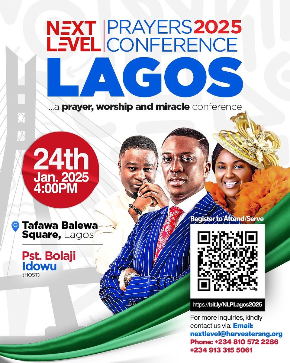 pastorbolaji's tweet image. LAGOS, get ready!!

#NLPLagos is a few days away.